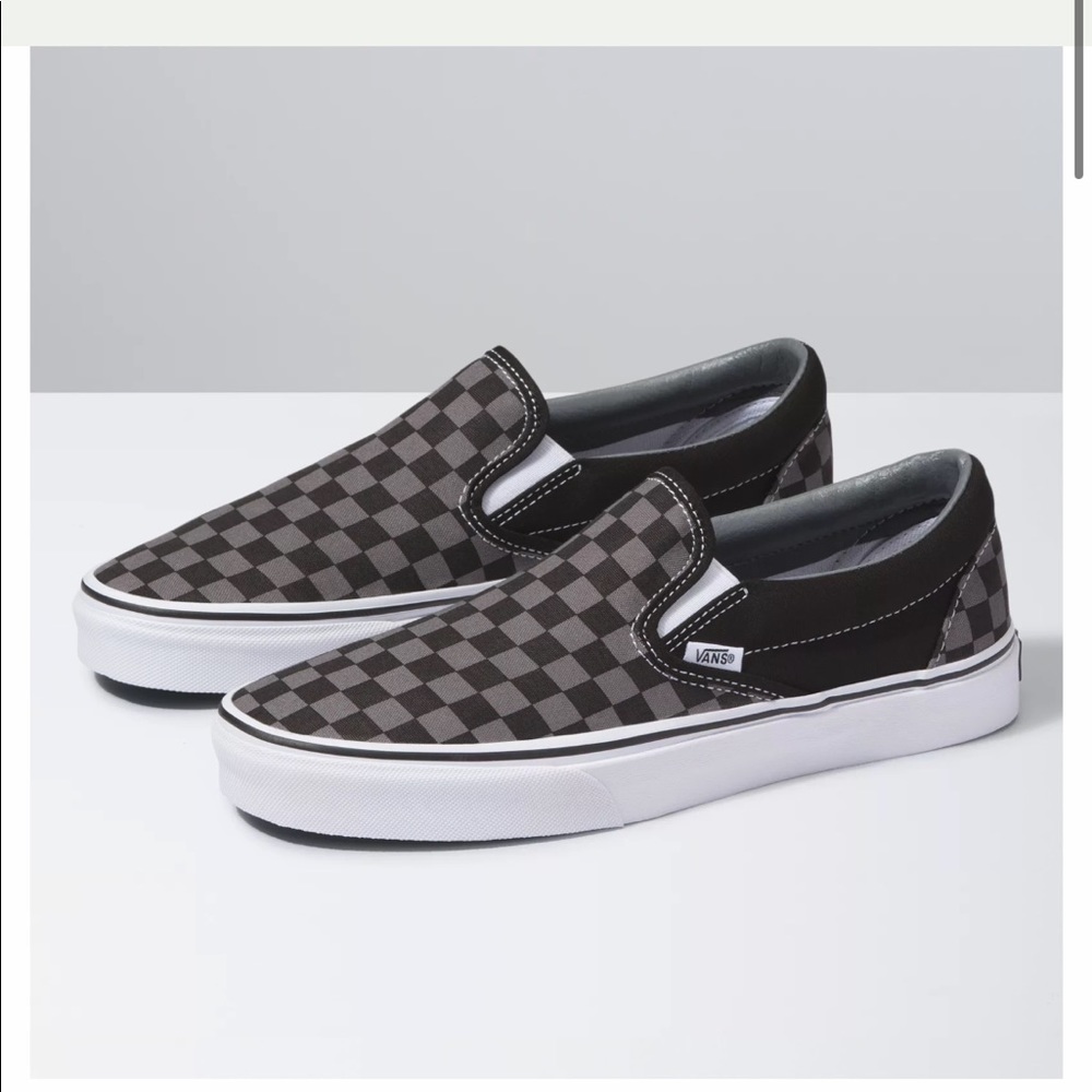 Checkerboard Slip on Vans